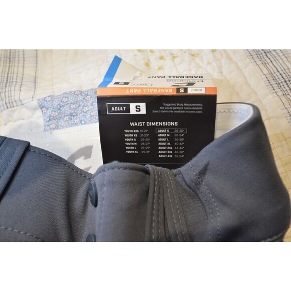 Champro Graphite BP9U Open Bottom Baseball Pant Adult Size Small - Picture 4 of 5